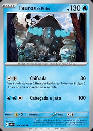 Carta Tauros de Paldea