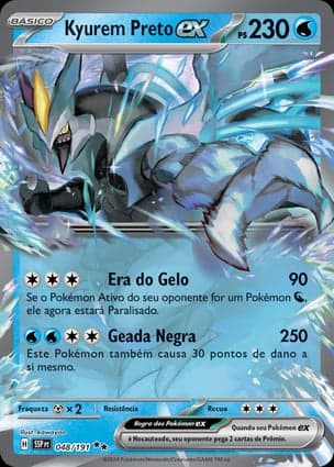 Carta Kyurem Preto ex