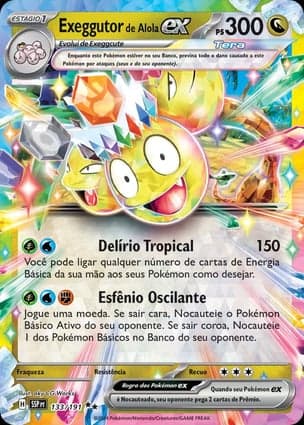 Carta Exeggutor de Alola ex
