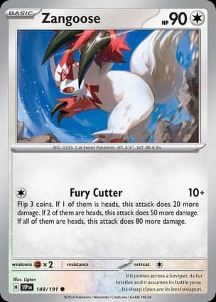 Carta Zangoose