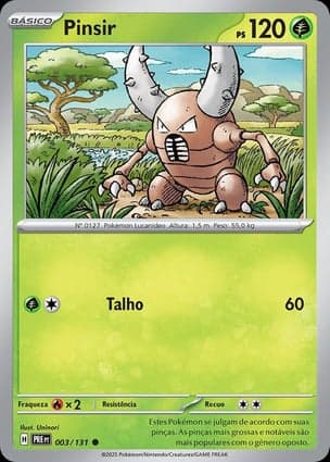 Carta Pinsir