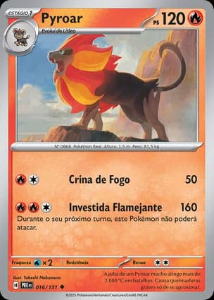 Carta Pyroar