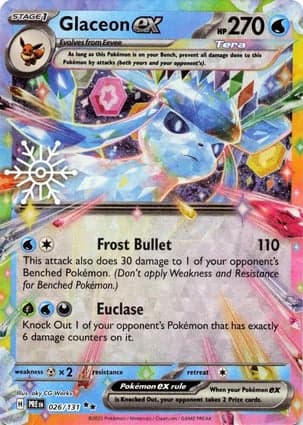 Carta Glaceon ex (Holiday Calendar)