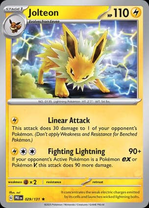 Carta Jolteon