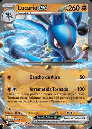 Carta Lucario ex