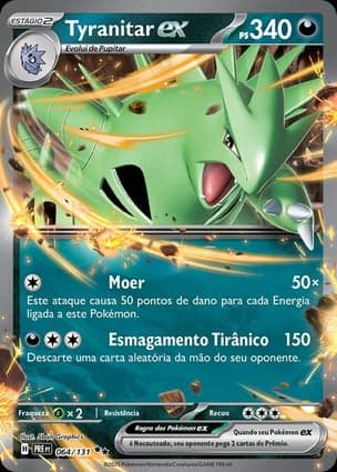 Carta Tyranitar ex
