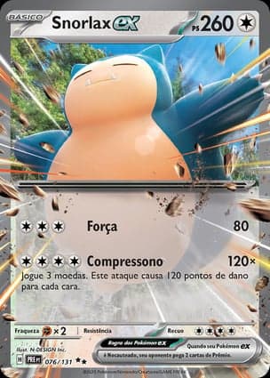 Carta Snorlax ex