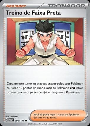 Carta Treino de Faixa Preta