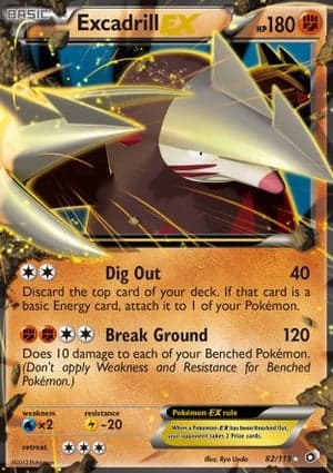 Carta Excadrill-EX
