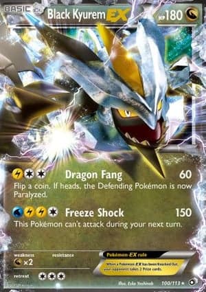 Carta Black Kyurem-EX