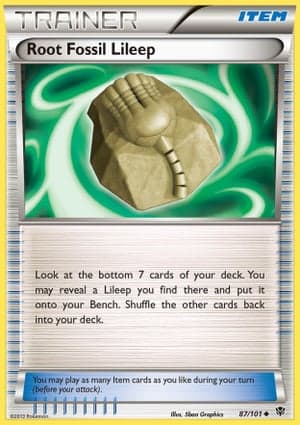 Carta Fóssil Raiz Lileep
