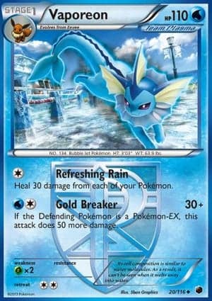 Carta Vaporeon