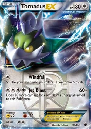 Carta Tornadus-EXTornadus EX (Team Plasma)
