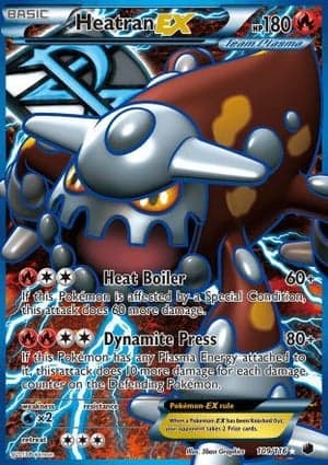 Carta Heatran-EXHeatran EX (Team Plasma) (Full Art)