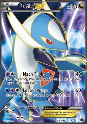 Carta Latios-EXLatios EX (113 Full Art)
