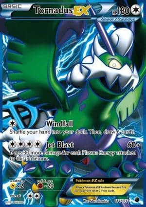 Carta Tornadus-EXTornadus EX (Team Plasma) (114 Full Art)