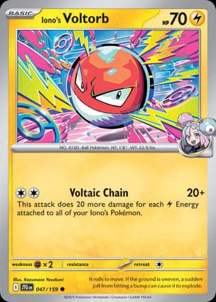 Carta Voltorb da Kissera
