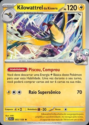 Carta Kilowattrel da Kissera