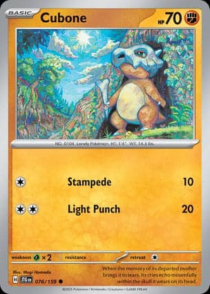 Carta Cubone