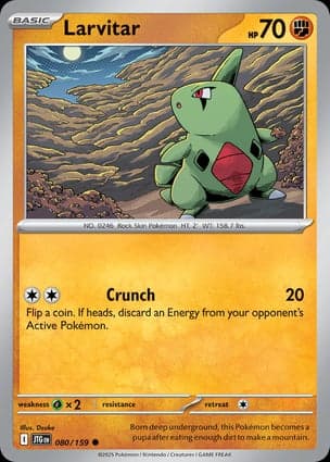 Carta Larvitar