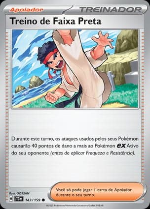 Carta Treino de Faixa Preta