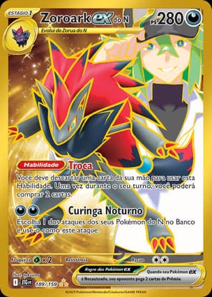 Carta Zoroark ex do NN's Zoroark ex