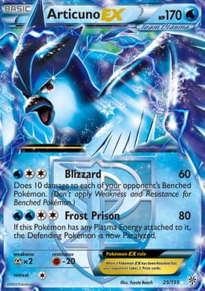 Carta Articuno-EX