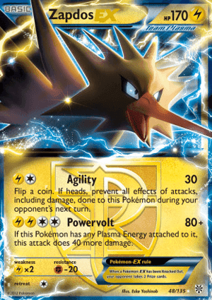 Carta Zapdos-EX