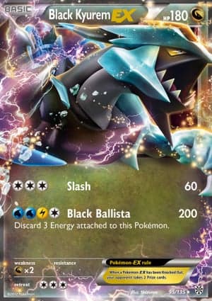 Carta Black Kyurem-EX