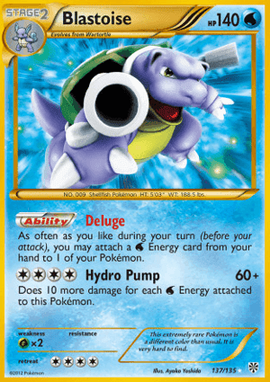 Carta Blastoise