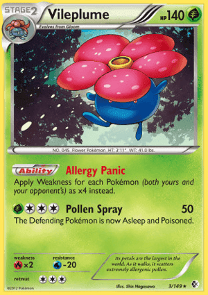 Carta Vileplume