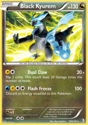 Carta Kyurem Preto