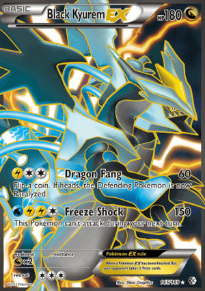 Carta Black Kyurem-EX