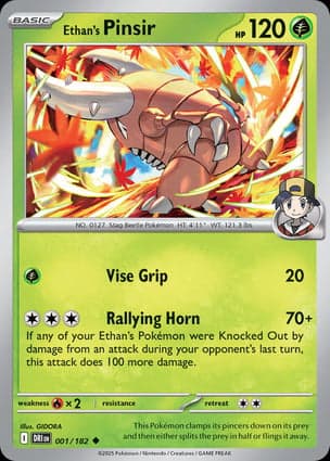 Carta Pinsir do Ethan