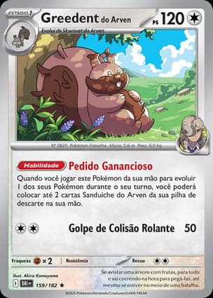 Carta Greedent do Arven