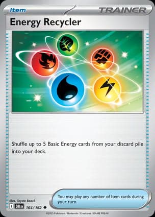 Carta Reciclador de Energia