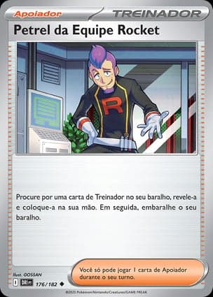 Carta Petrel da Equipe Rocket