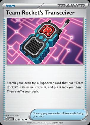 Carta Transmissor da Equipe Rocket