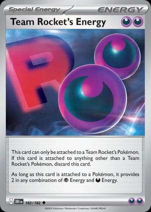 Carta Energia da Equipe Rocket