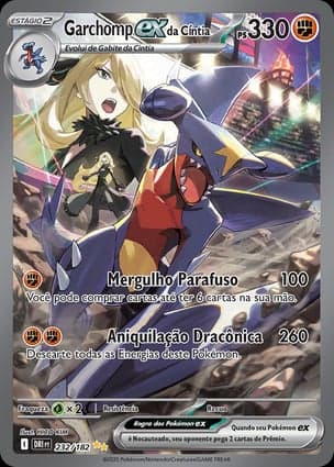 Carta Garchomp ex da Cíntia