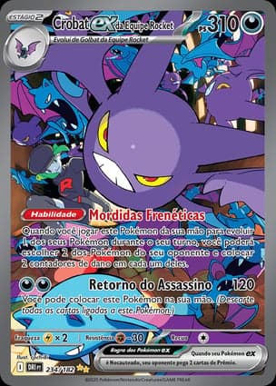Carta Crobat ex da Equipe Rocket