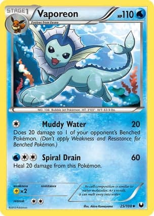 Carta Vaporeon