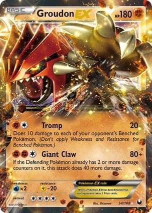 Carta Groudon EX
