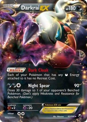Carta Darkrai EX