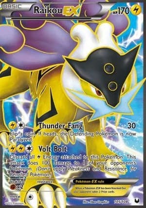 Carta Raikou-EXRaikou EX (105 Full Art)