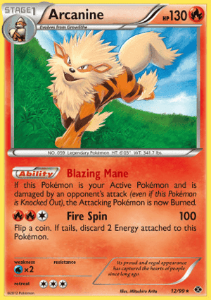 Carta Arcanine