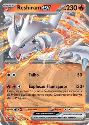 Carta Reshiram ex