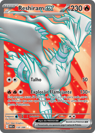 Carta Reshiram ex