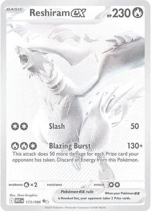 Carta Reshiram ex