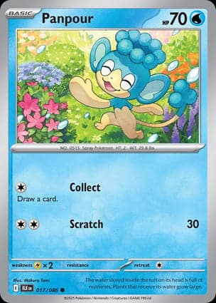 Carta Panpour (Poke Ball Pattern)